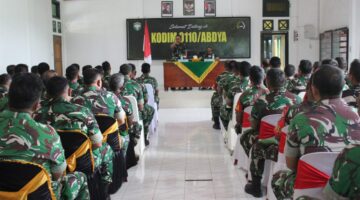 Kasdam IM Apresiasi Kinerja Babinsa di Abdya, Tekankan Hindari Narkoba dan Judi Online