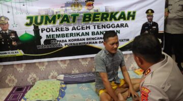 Pelukan Terakhir di Bumi Sepakat Segenep, Kapolres Aceh Tenggara Berpamitan kepada Purnawirawan